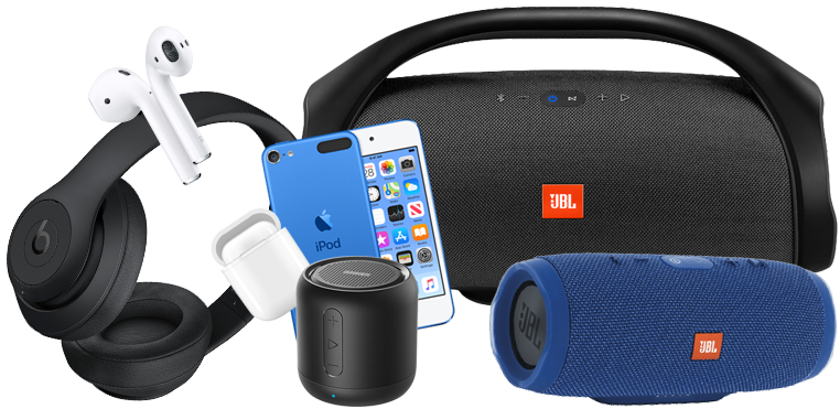 rent to own speakers and headphones